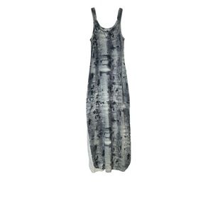 Rachel Rachel Roy Sleeveless Bodycon Tie Dye Midi Dress Side Split Sz S